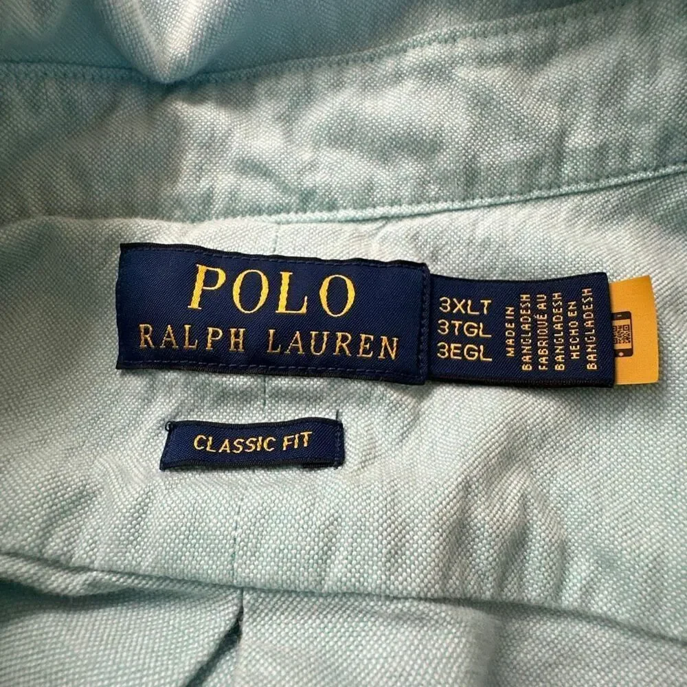 Polo Ralph Lauren Shirt Mens XXXL Classic Fit‎ Color Flesh Pony  Short Sleeve
